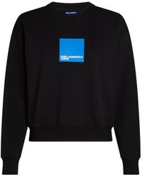 Karl Lagerfeld - Box Logo Sweatshirt - Lyst