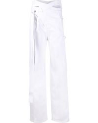 OTTOLINGER Asymmetric High-waist Jeans - White