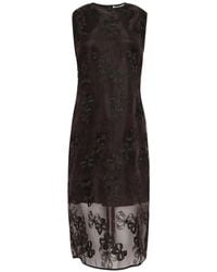 Cecilie Bahnsen - Devin Organza Midi Dress - Lyst