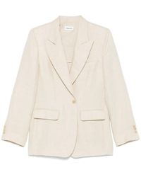 P.A.R.O.S.H. - Linen Blazer - Lyst