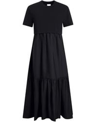 Patou - Short-Sleeves Midi Dress - Lyst