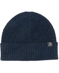 Marc O' Polo - Ribbed Logo-Patch Hat - Lyst