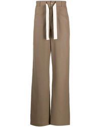Nanushka - Drawcord-Waist Wide-Leg Trousers - Lyst