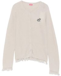 KENZO - Vest Met Geborduurd Logo En Franje - Lyst