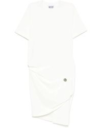Moschino - Kleid mit rundem Ausschnitt - Lyst