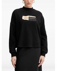 ARMANI EXCHANGE - Print Mock-Neck Sweatshirt - Lyst