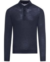 Gran Sasso - Long-Sleeve Polo Shirt - Lyst