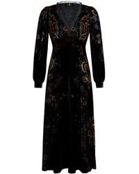 Etro - Floral Velvet Dress - Lyst