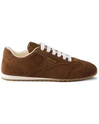 Prada - Sneakers Aus Wildleder - Lyst