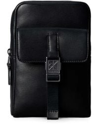 Calvin Klein - Logo-Plaque Buckle-Fastening Shoulder Bag - Lyst