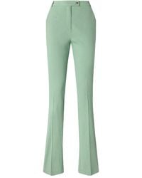 Pinko - Flared Pleat Trousers - Lyst