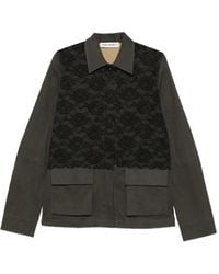 Our Legacy - Split Lace-Appliqued Jacket - Lyst
