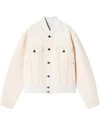 Lanvin - Chest-Pockets Ribbed Jacket - Lyst