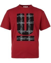 Undercover - Barbed-Wire-Print T-Shirt - Lyst