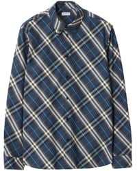Burberry - Relaxed Fit Check Cotton Shirt - Lyst