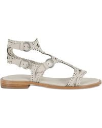 Ash - Paprika Leather Flat Sandals - Lyst