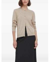 Benetton - Button-Up Crew-Neck Cardigan - Lyst