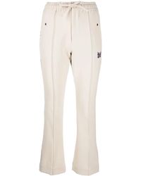 Needles - Piping Logo-Embroidered Flared Track Pants - Lyst