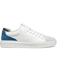 Geox - Suede Panelled Sneakers - Lyst