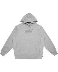 Supreme - Kaws Chalk Logo Hoodie - Lyst