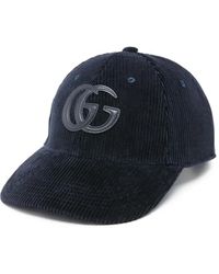 Gucci - Double G Corduroy Cap - Lyst