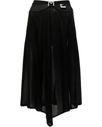 Mugler - M Cut-Out Midi Skirt - Lyst