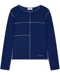 Studio Tomboy X - Contrast-Stitch Detailing T-Shirt - Lyst