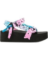 ARIZONA LOVE - Sandales Trekky À Plateforme 2,5 Mm Bandana - Lyst