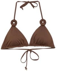 Fisico - Ring-Detail Triangle Bikini Top - Lyst