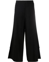 Stella McCartney - Side-slit Cropped Trousers - Lyst