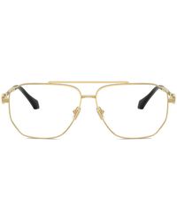 Versace - Brille Mit Eckigem Gestell - Lyst