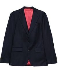 Sand - Blazer Met Enkele Rij Knopen - Lyst