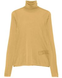 Zimmermann - Fine-Knit Roll-Neck Top - Lyst