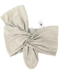 JBQ - Sol Knot-Detail Draped Top - Lyst
