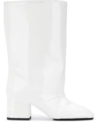 Marni Stivali a gamba ampia - Bianco