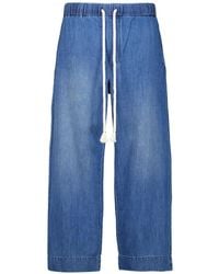 Commas - Drawcord-Waist Pintuck-Pleat Jeans - Lyst
