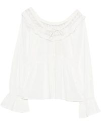 Posse - Danielle Blouse Met Kanten Afwerking - Lyst