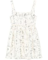 Agua Bendita - Barbara Printed Mini Dress - Lyst