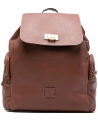 Eleventy - Leather Backpack - Lyst