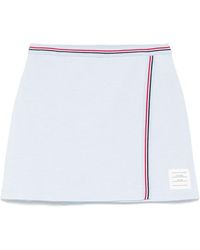 Thom Browne - Cotton Mini Skirt - Lyst