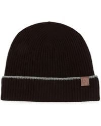 Eleventy - Ribbed-Knit Beanie Hat - Lyst