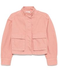 Maison Kitsuné - Cropped Workwear Jacket - Lyst