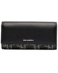 Karl Lagerfeld - Cartera con logo K/Ikonik - Lyst