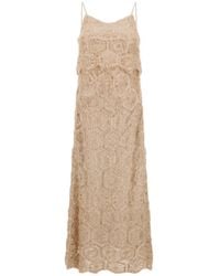 Herno - Abito Midi Con Paillettes - Lyst