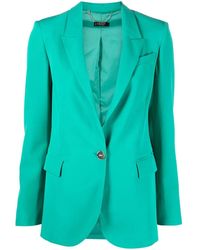 Liu Jo - Peak-Lapels Single-Breasted Blazer - Lyst