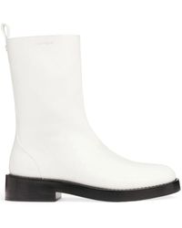 Courreges - Rider Leather Boots - Lyst