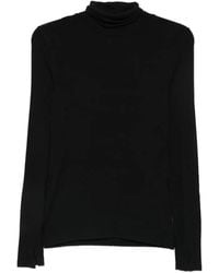 Thom Krom - Turtleneck Slit-Cuff Top - Lyst