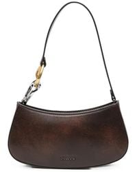 STAUD - Ollie Interlocking-Link Leather Shoulder Bag - Lyst