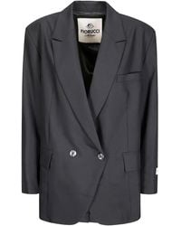 Fiorucci - Double-Breasted Wool Blazer - Lyst