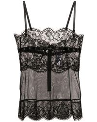 Dolce & Gabbana - Corded-lace Lingerie Top - Lyst